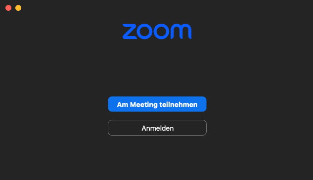 Zoom - Am Meeting teilnehmen