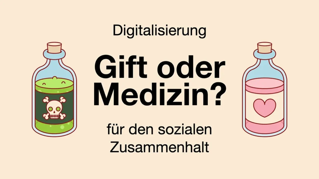 Bonjour – Referat "Digitalisierung – Gift oder Medizin?"